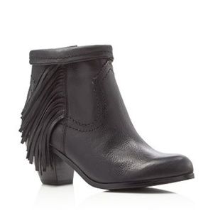 Sam Edelman Louie Fringe Leather Booties